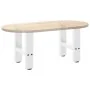 Patas de mesa de centro blanco 2uds acero 40x(30-31) cm von , Tischbeine - Ref: Foro24-4013257, Preis: 56,17 €, Rabatt: %