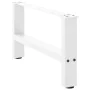 Patas de mesa de centro blanco 2uds acero 70x(30-31) cm de , Patas para mesas - Ref: Foro24-4013269, Precio: 66,37 €, Descuen...