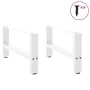 Patas de mesa de centro blanco 2uds acero 70x(30-31) cm de , Patas para mesas - Ref: Foro24-4013269, Precio: 66,37 €, Descuen...