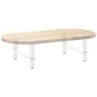 Patas de mesa de centro blanco 2uds acero 70x(30-31) cm de , Patas para mesas - Ref: Foro24-4013269, Precio: 66,37 €, Descuen...