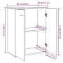 Aparador de madera de ingeniería roble artisan 60x30x75 cm de , Aparadores - Ref: Foro24-855899, Precio: 68,15 €, Descuento: %