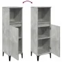 Armario de baño madera contrachapada gris hormigón 30x30x100 cm von , Badezimmerwaschtische - Ref: Foro24-857110, Preis: 53,2...