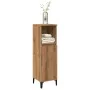 Armario de baño madera de ingeniería roble artisan 30x30x100 cm von , Badezimmerwaschtische - Ref: Foro24-857112, Preis: 49,7...