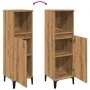 Armario de baño madera de ingeniería roble artisan 30x30x100 cm von , Badezimmerwaschtische - Ref: Foro24-857112, Preis: 49,7...