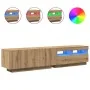 Mueble de TV luces LED madera roble artisan 180x35x40 cm von , TV-Möbel - Ref: Foro24-3329164, Preis: 151,33 €, Rabatt: %