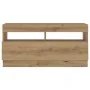 Mueble de TV luces LED madera roble artisan 180x35x40 cm von , TV-Möbel - Ref: Foro24-3329164, Preis: 151,33 €, Rabatt: %