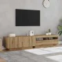 Mueble de TV luces LED madera roble artisan 200x35x40 cm von , TV-Möbel - Ref: Foro24-3329166, Preis: 186,09 €, Rabatt: %