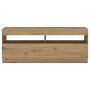 Mueble de TV luces LED madera roble artisan 200x35x40 cm von , TV-Möbel - Ref: Foro24-3329166, Preis: 186,09 €, Rabatt: %