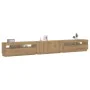 Mueble de TV luces LED madera roble artisan 300x35x40 cm by , TV Furniture - Ref: Foro24-3329170, Price: 283,88 €, Discount: %