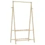 Perchero con estantes bambú 96x45,5x150,5 cm de , Organizadores de vestidores y perchas de barra - Ref: Foro24-4008908, Preci...