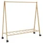 Perchero con estantes y ruedas 106x34x106,5 cm bambú von , Kommoden-Organizer und Bar-Kleiderbügel - Ref: Foro24-4008903, Pre...