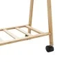 Perchero con estantes y ruedas 106x34x106,5 cm bambú von , Kommoden-Organizer und Bar-Kleiderbügel - Ref: Foro24-4008903, Pre...