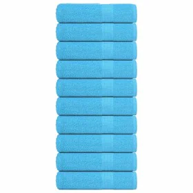 Toallas de Baño 10 uds 100% algodón turquesa 100x150 cm 360 gsm von , Handtücher - Ref: Foro24-136982, Preis: 104,67 €, Rabat...