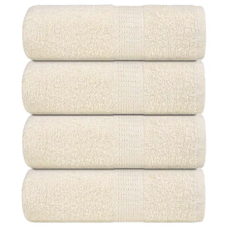Toallas invitados 4 uds 100% algodón crema 30x50 cm 360 gsm von , Handtücher - Ref: Foro24-136996, Preis: 17,55 €, Rabatt: %