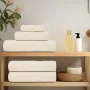 Toallas invitados 4 uds 100% algodón crema 30x50 cm 360 gsm von , Handtücher - Ref: Foro24-136996, Preis: 17,55 €, Rabatt: %