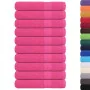 Toallas 10 uds 100% algodón rosa 100x200 cm 600 gsm de , Toallas - Ref: Foro24-137060, Precio: 129,92 €, Descuento: %