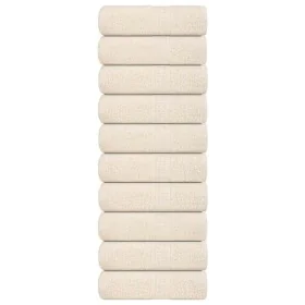 Toallas 10 uds 100% algodón crema 30x30 cm 360 gsm by , Towels - Ref: Foro24-136994, Price: 21,85 €, Discount: %