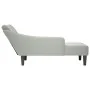 Chaise longue con reposabrazos derecho terciopelo gris claro by , Daybeds - Ref: Foro24-4009792, Price: 113,21 €, Discount: %