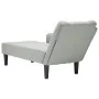 Chaise longue con reposabrazos derecho terciopelo gris claro by , Daybeds - Ref: Foro24-4009792, Price: 113,21 €, Discount: %