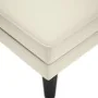 Tumbona con almohada y reposabrazo derecho terciopelo crema by , Daybeds - Ref: Foro24-4009814, Price: 136,05 €, Discount: %
