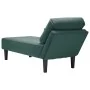 Tumbona almohada y reposabrazo derecho terciopelo verde oscuro by , Daybeds - Ref: Foro24-4009809, Price: 115,63 €, Discount: %