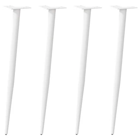 Patas para mesa de centro cónicas 4 uds acero blanco 72-73 cm von , Tischbeine - Ref: Foro24-4012517, Preis: 59,24 €, Rabatt: %
