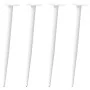 Patas para mesa de centro cónicas 4 uds acero blanco 72-73 cm von , Tischbeine - Ref: Foro24-4012517, Preis: 59,24 €, Rabatt: %