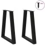 Patas para mesa de centro en forma de V 2 uds acero negro von , Tischbeine - Ref: Foro24-4012560, Preis: 92,41 €, Rabatt: %