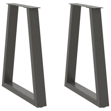 Patas para mesa de centro en forma de V 2 uds antracita acero by , Table legs - Ref: Foro24-4012562, Price: 94,40 €, Discount: %