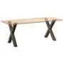 Patas para mesa comedor forma X 2uds acero natural 80x(72-73)cm von , Tischbeine - Ref: Foro24-4012983, Preis: 111,17 €, Raba...