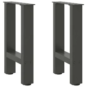 Patas de mesa de centro acero antracita 2 uds 28x(42-43) cm von , Tischbeine - Ref: Foro24-4013274, Preis: 55,24 €, Rabatt: %