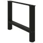 Patas de mesa de centro acero negro 2 uds 70x(42-43) cm von , Tischbeine - Ref: Foro24-4013288, Preis: 70,23 €, Rabatt: %