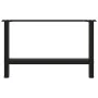 Patas de mesa de centro acero negro 2 uds 70x(42-43) cm von , Tischbeine - Ref: Foro24-4013288, Preis: 70,23 €, Rabatt: %