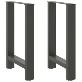Patas de mesa de centro acero antracita 2 uds 60x(72-73) cm by , Table legs - Ref: Foro24-4013306, Price: 88,86 €, Discount: %