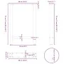 Patas de mesa de centro acero antracita 2 uds 60x(72-73) cm von , Tischbeine - Ref: Foro24-4013306, Preis: 88,84 €, Rabatt: %