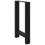 Patas de mesa de centro acero negro 2 uds 60x(72-73) cm de , Patas para mesas - Ref: Foro24-4013304, Precio: 74,72 €, Descuen...