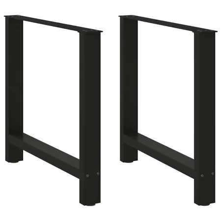 Patas de mesa de centro acero negro 2 uds 80x(72-73) cm de , Patas para mesas - Ref: Foro24-4013312, Precio: 86,70 €, Descuen...