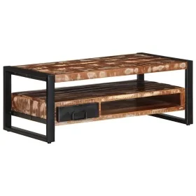 Mesa de centro multicolor 90x50x36 cm madera maciza reciclada von , Couchtisch - Ref: Foro24-4013558, Preis: 168,09 €, Rabatt: %