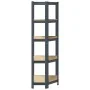 Estantería de esquina 5 niveles madera y acero gris antracita von , Industrieregale - Ref: Foro24-4016946, Preis: 51,90 €, Ra...