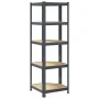 Estantería de esquina 5 niveles madera y acero gris antracita von , Industrieregale - Ref: Foro24-4016946, Preis: 51,90 €, Ra...