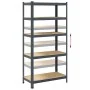 Estantería resistente 5 niveles madera contrachapada von , Industrieregale - Ref: Foro24-4016959, Preis: 63,94 €, Rabatt: %