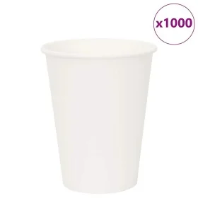 Tazas de café de papel 1000 uds 12oz 300ml blanco de , Vasos desechables - Ref: Foro24-4102792, Precio: 92,57 €, Descuento: %