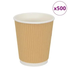 Tazas de café de papel 500 uds 8oz 200ml blanco de , Vasos desechables - Ref: Foro24-4102799, Precio: 68,14 €, Descuento: %