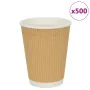 Tazas de café de papel 500 uds 12oz 300ml marrón von , Einwegbecher - Ref: Foro24-4102800, Preis: 77,27 €, Rabatt: %