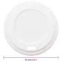 Tapas de cartón para vasos de café Ø60 mm 4oz 1000 uds de , Vasos desechables - Ref: Foro24-4102802, Precio: 31,73 €, Descuen...