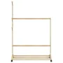 Perchero con ganchos y ruedas 100x35x157 cm bambú by , Dresser Organizers and Bar Hangers - Ref: Foro24-4008915, Price: 40,81...