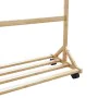 Perchero con ganchos y ruedas 100x35x157 cm bambú by , Dresser Organizers and Bar Hangers - Ref: Foro24-4008915, Price: 40,81...