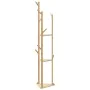 Perchero con ganchos y estantes 39x33x166 cm bambú by , Dresser Organizers and Bar Hangers - Ref: Foro24-4008917, Price: 48,8...