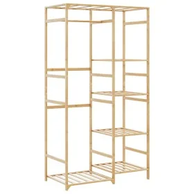 Perchero con estantes bambú 100x50x184,5 cm von , Kommoden-Organizer und Bar-Kleiderbügel - Ref: Foro24-4008920, Preis: 113,0...