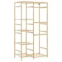 Perchero con estantes bambú 100x50x184,5 cm by , Dresser Organizers and Bar Hangers - Ref: Foro24-4008920, Price: 113,06 €, D...